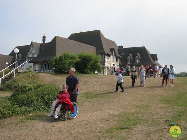 randonnée avec joëlettes, Cabourg, 2013