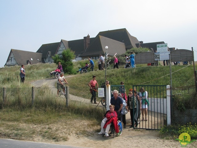 randonnée avec joëlettes, Cabourg, 2013