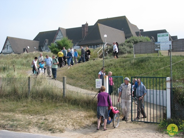 randonnée avec joëlettes, Cabourg, 2013