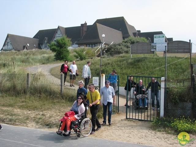 randonnée avec joëlettes, Cabourg, 2013