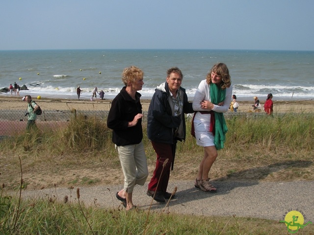 randonnée avec joëlettes, Cabourg, 2013