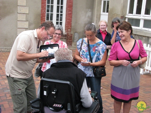 randonnée avec joëlettes, Cabourg, 2013