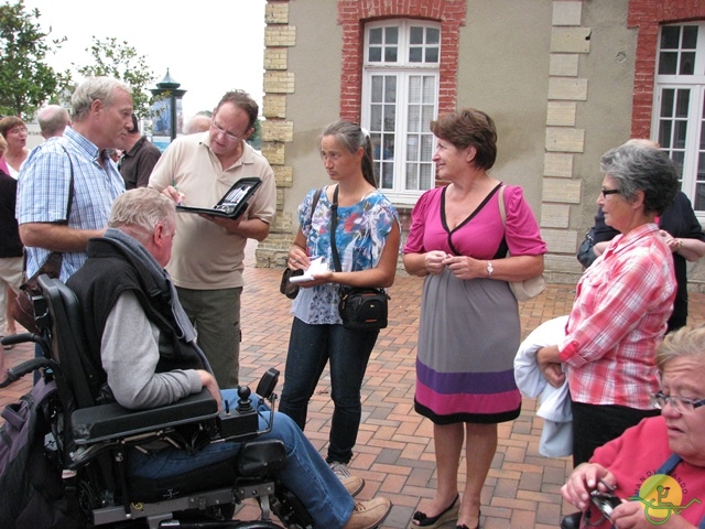 randonnée avec joëlettes, Cabourg, 2013