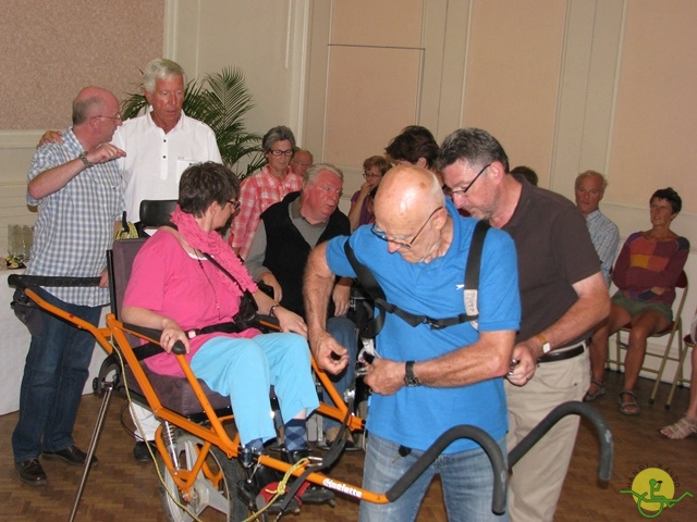 randonnée avec joëlettes, Cabourg, 2013