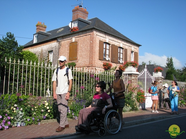 randonnée avec joëlettes,Cabourg, 2013