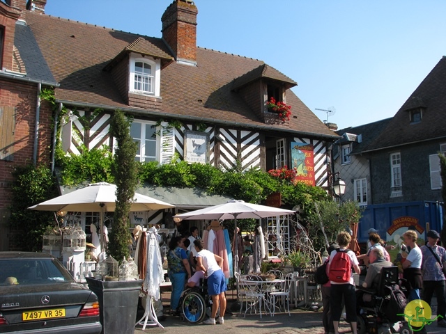 randonnée avec joëlettes,Cabourg, 2013