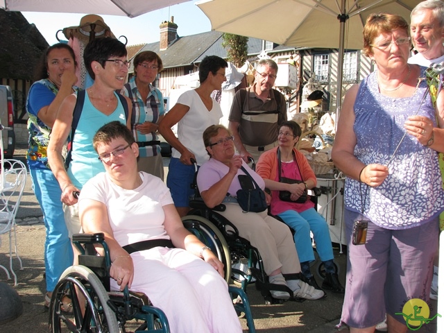 randonnée avec joëlettes,Cabourg, 2013