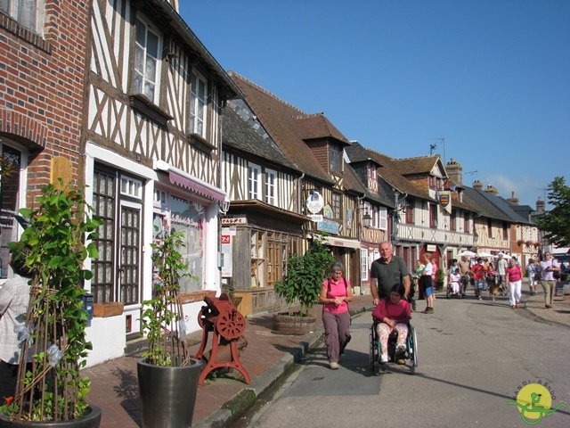 randonnée avec joëlettes,Cabourg, 2013