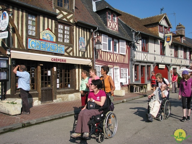 randonnée avec joëlettes,Cabourg, 2013