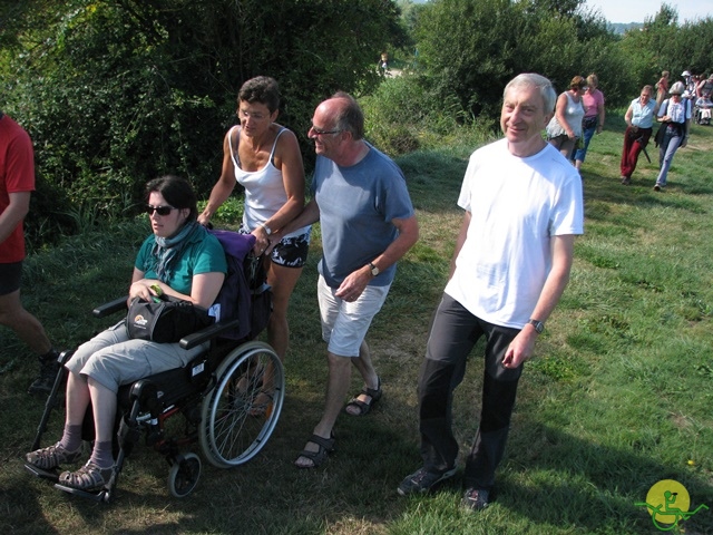 randonnée avec joëlettes, Cabourg, 2013