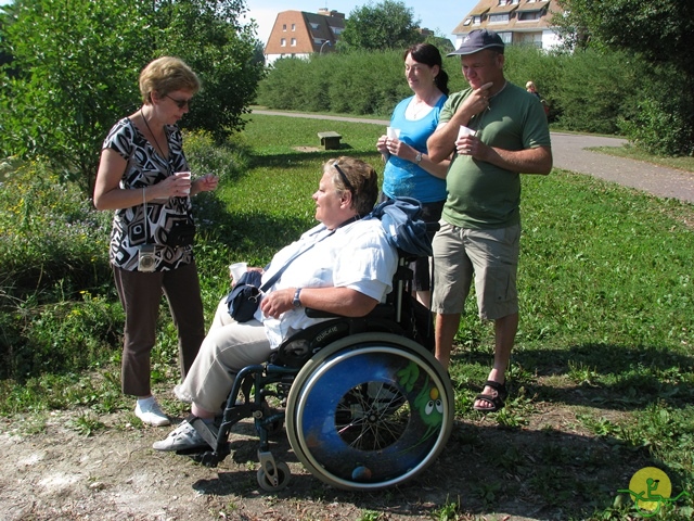 randonnée avec joëlettes, Cabourg, 2013