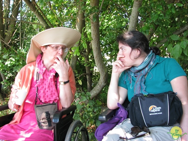 randonnée avec joëlettes, Cabourg, 2013