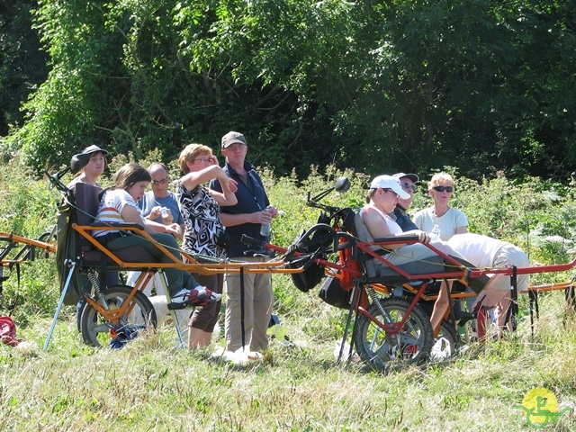 randonnée avec joëlettes, Cabourg, 2013