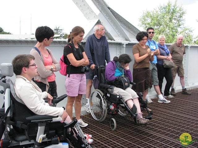 randonnée avec joëlettes, Cabourg, 2013