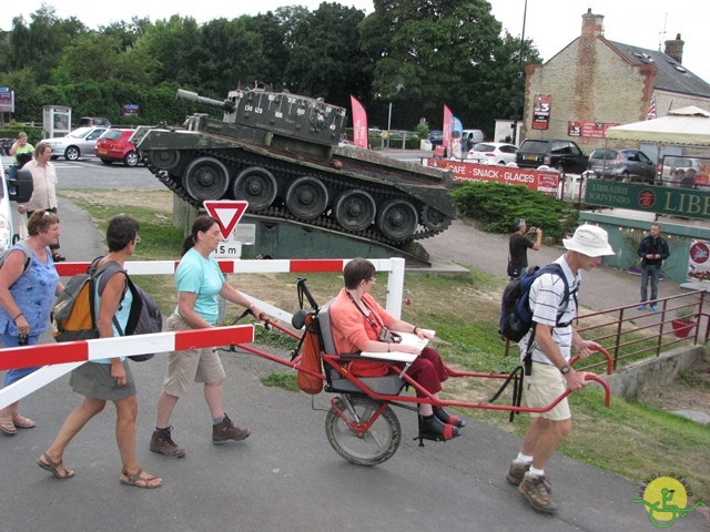 randonnée avec joëlettes, Cabourg, 2013