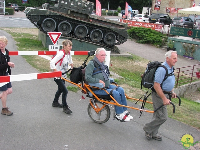 randonnée avec joëlettes, Cabourg, 2013