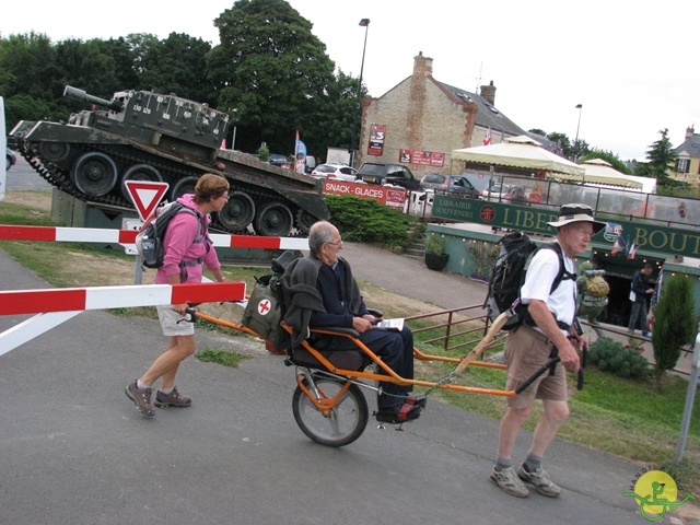 randonnée avec joëlettes, Cabourg, 2013