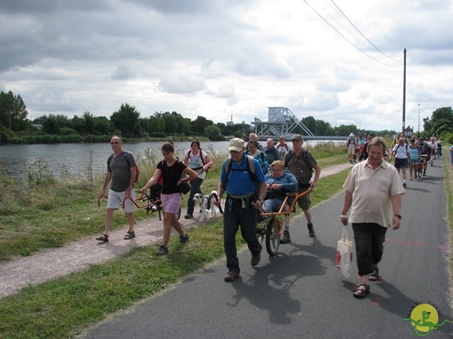 randonnée avec joëlettes, Cabourg, 2013