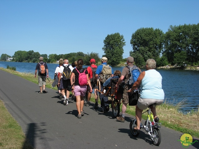 randonnée avec joëlettes, Cabourg, 2013