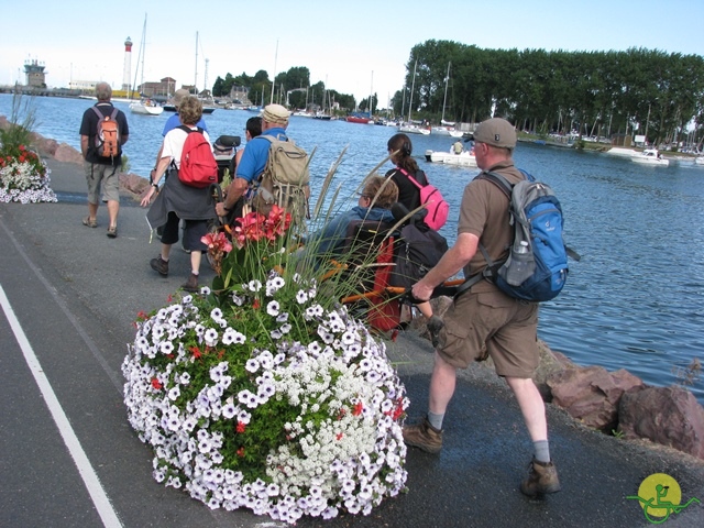 randonnée avec joëlettes, Cabourg, 2013