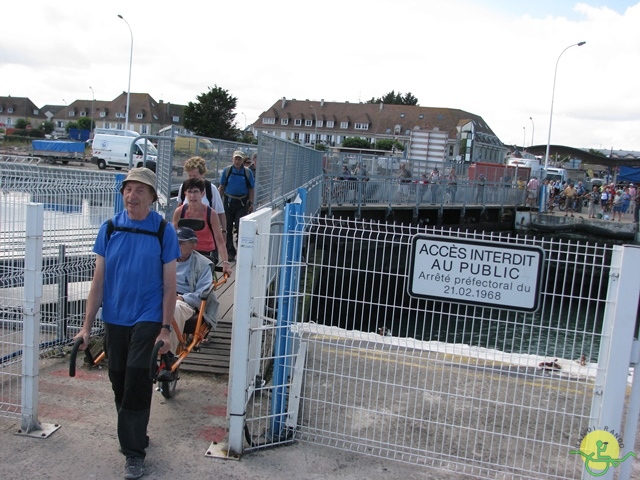 randonnée avec joëlettes, Cabourg, 2013