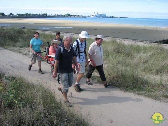 randonnée avec joëlettes, Cabourg, 2013