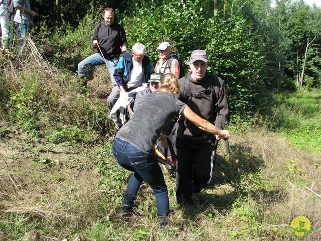 randonnée sportive avec joëlettes, Stambruges, 2013