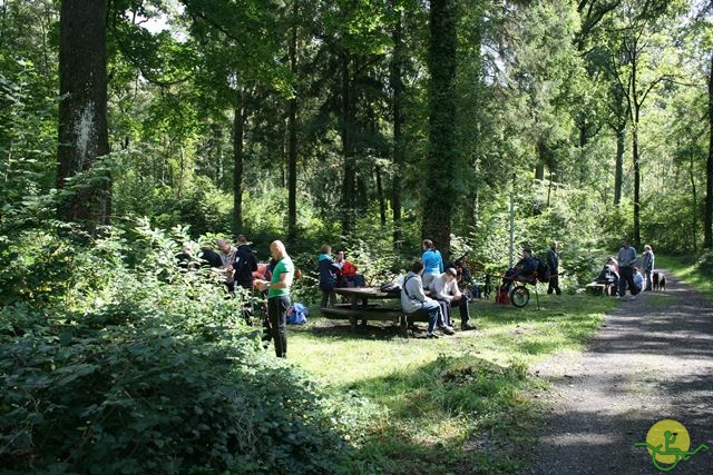 randonnée sportive avec joëlettes, Stambruges, 2013