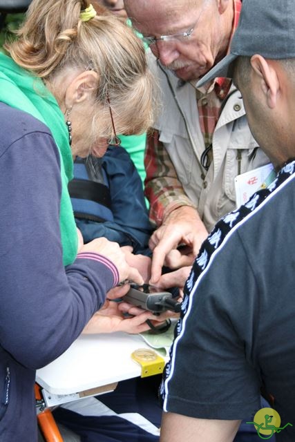 randonnée sportive avec joëlettes, Stambruges, 2013