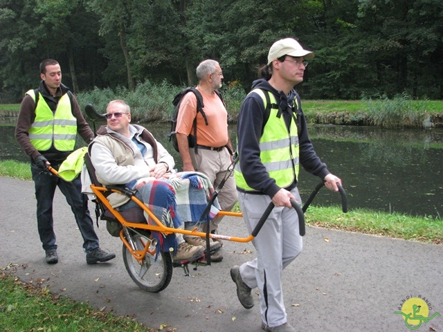 randonnée avec joëlettes, Strépy-Thieu, 2013