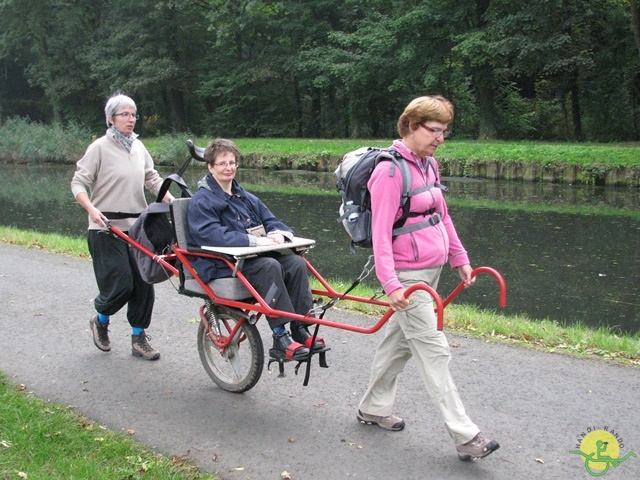 randonnée avec joëlettes, Strépy-Thieu, 2013