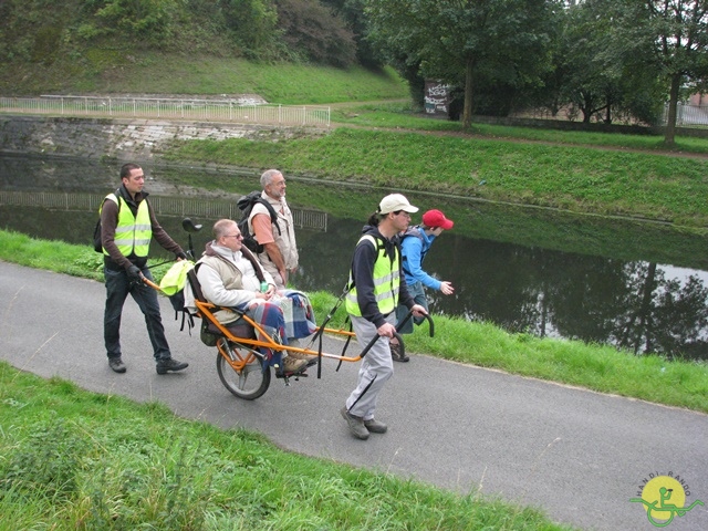 randonnée avec joëlettes, Strépy-Thieu, 2013