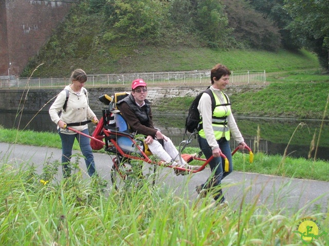 randonnée avec joëlettes, Strépy-Thieu, 2013