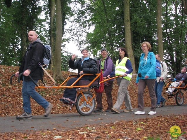 randonnée avec joëlettes, Strépy-Thieu, 2013