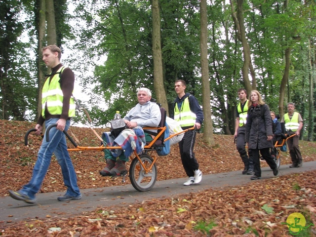 randonnée avec joëlettes, Strépy-Thieu, 2013