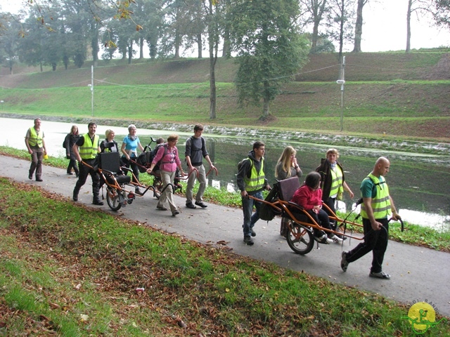 randonnée avec joëlettes, Strépy-Thieu, 2013