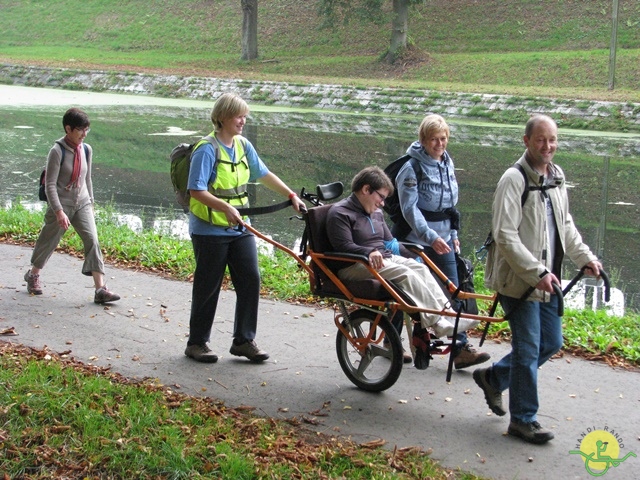 randonnée avec joëlettes, Strépy-Thieu, 2013