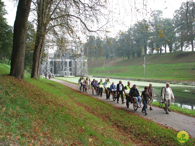 randonnée avec joëlettes, Strépy-Thieu, 2013