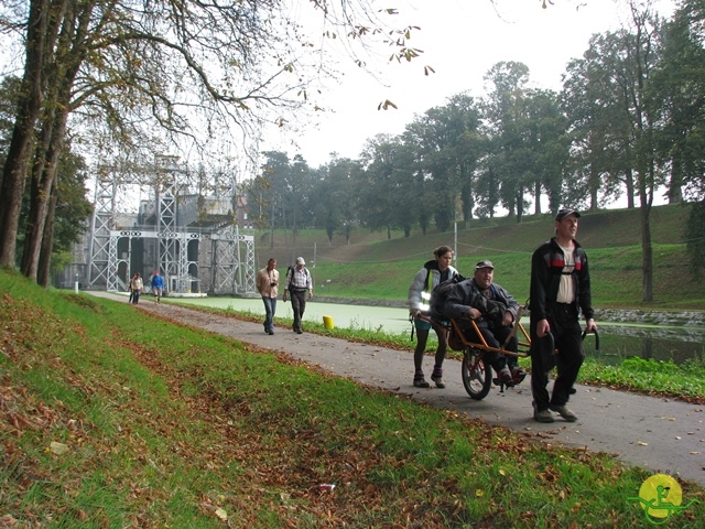 randonnée avec joëlettes, Strépy-Thieu, 2013