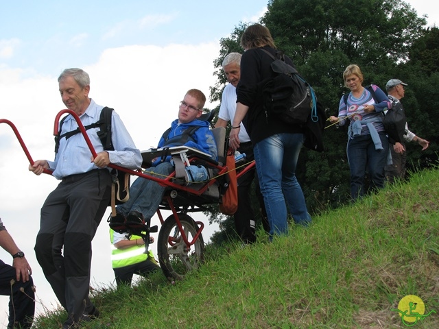 randonnée avec joëlettes, Strépy-Thieu, 2013