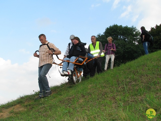 randonnée avec joëlettes, Strépy-Thieu, 2013