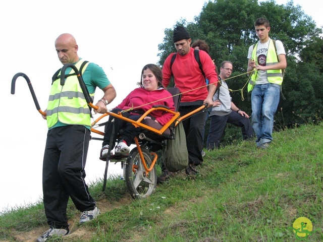 randonnée avec joëlettes, Strépy-Thieu, 2013