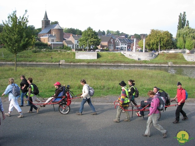 randonnée avec joëlettes, Strépy-Thieu, 2013