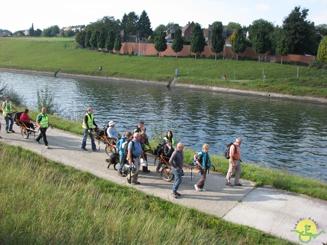 randonnée avec joëlettes, Strépy-Thieu, 2013