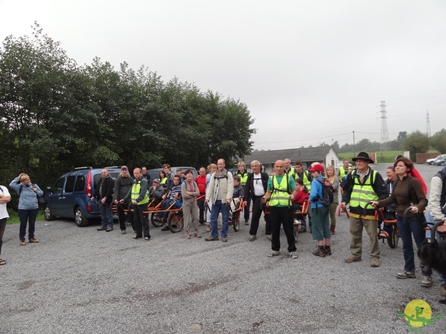 randonnée sportive avec joëlettes, Strépy-Thieu, 2013