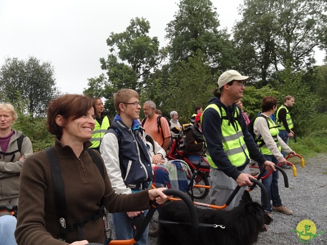 randonnée sportive avec joëlettes, Strépy-Thieu, 2013