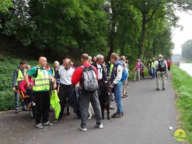 randonnée sportive avec joëlettes, Strépy-Thieu, 2013