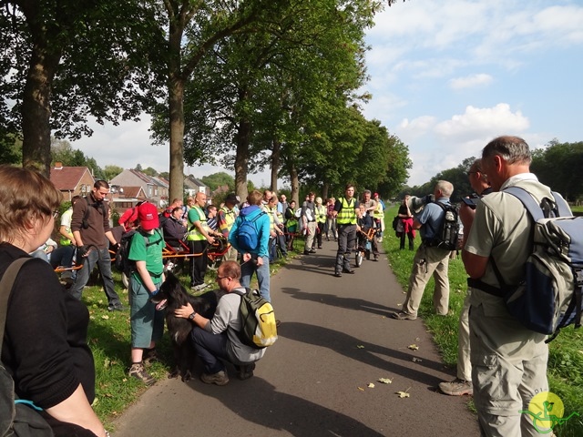 randonnée sportive avec joëlettes, Strépy-Thieu, 2013