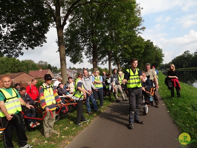 randonnée sportive avec joëlettes, Strépy-Thieu, 2013