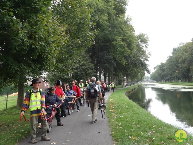 randonnée sportive avec joëlettes, Strépy-Thieu, 2013